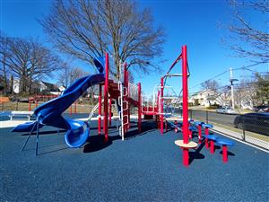Photo of the Updated Playground at Zelenka Park.