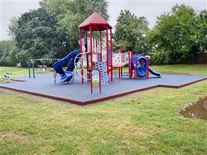Photo of the Updated Playground at Dudiak Park.