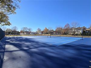 Photo if the New Tennis Courts at Stefan Tatarenko Memorial Park.