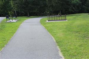 Photo of the Walk Path at Athenia Steel Recreation Complex.