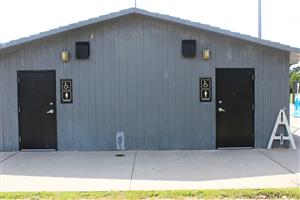 Photo of the Restrooms at Athenia Steel Recreation Complex.