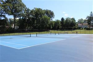Photo of the Tennis Courts at Holster Park.