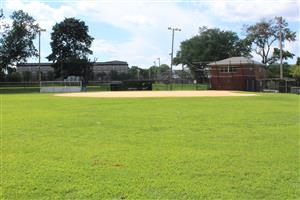 Photo of Veterans Memorial Field at Man Memorial Park.