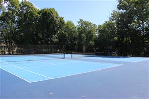 Photo of the Tennis Courts at Surgent Park.