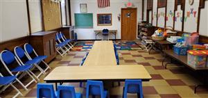 Photo of the Pre-K Room at the Community Recreation Center.