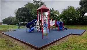Photo of the Updated Playground at Dudiak Park.