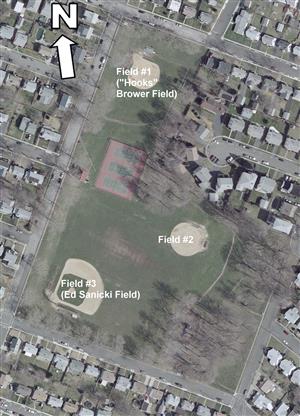 Aerial Photo of Albion Memorial Park.