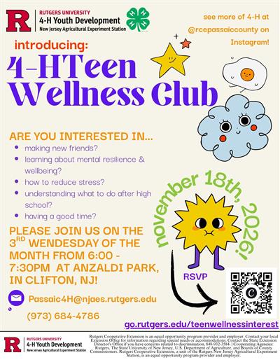 4-H Teen Wellness Club